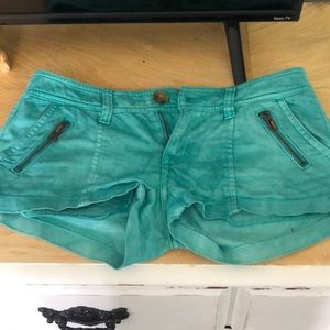 American Eagle teal shorts